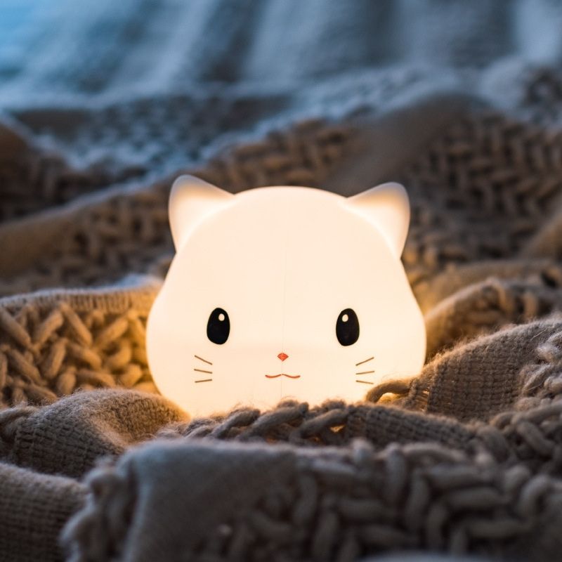 Veilleuse Chat LED