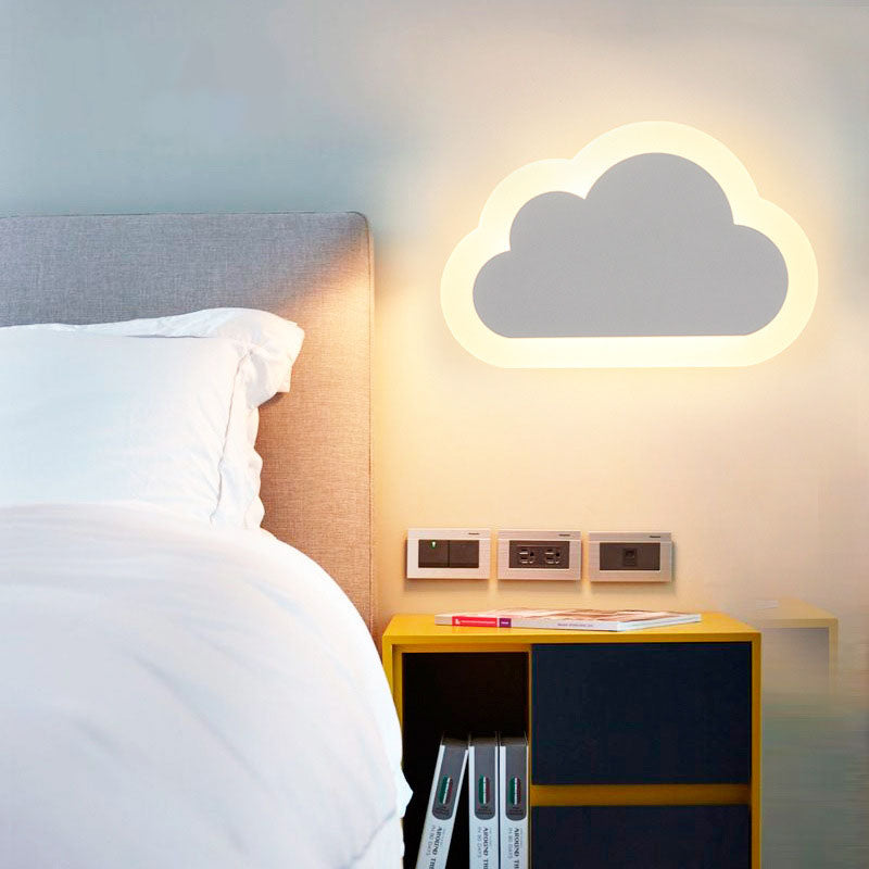 ZZYYZZ Lumière nuage LED, veilleuse nuage 3D, plafonnier moelleux, applique  murale nuage RVB avec contrôle d'application/synchronisation de la