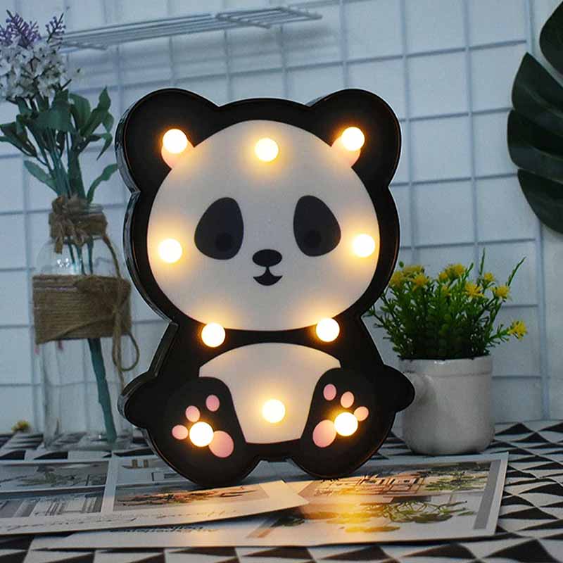 Veilleuse LED en forme de Panda • Veilleuse